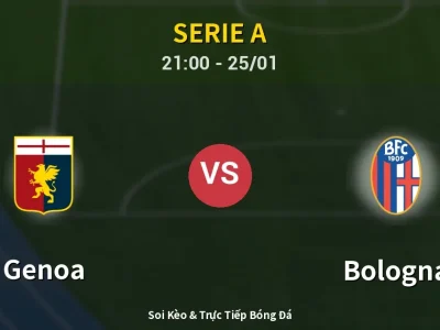 🔴 Trực Tiếp: Genoa 0-1 Bologna – Link Xem Serie A (Full HD)