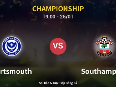 Kết Quả: Portsmouth 1-1 Southampton – Highlight & Bàn Thắng | Championship