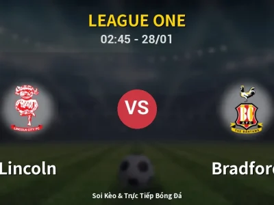 Kết Quả: Lincoln 3-0 Bradford – Highlight & Bàn Thắng | League One