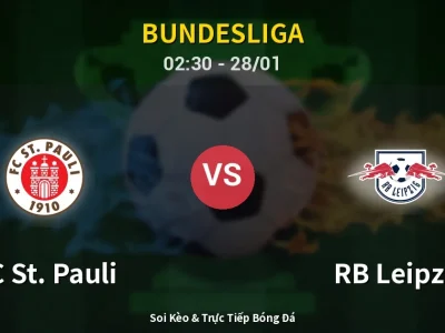 Kết Quả: FC St. Pauli 1-1 RB Leipzig – Highlight & Bàn Thắng | Bundesliga