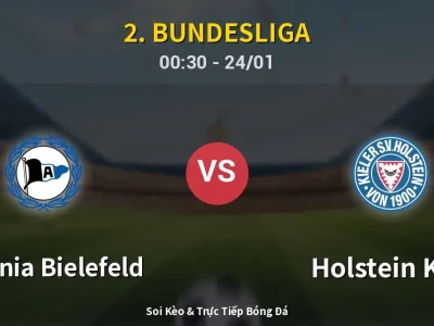 Kết Quả: Arminia Bielefeld 2-2 Holstein Kiel – Highlight & Bàn Thắng | 2. Bundesliga