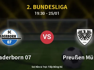 Kết Quả: SC Paderborn 07 2-1 Preußen Münster – Highlight & Bàn Thắng | 2. Bundesliga
