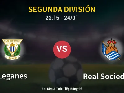 Soi Kèo Leganes vs Real Sociedad II – 22:15 24/01 | Nhận Định, Dự Đoán Tỷ Số