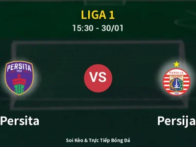 Kết Quả: Persita 0-2 Persija – Highlight & Bàn Thắng | Liga 1