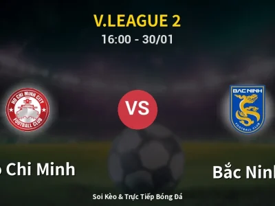 Kết Quả: Ho Chi Minh 0-1 Bắc Ninh – Highlight & Bàn Thắng | V.League 2