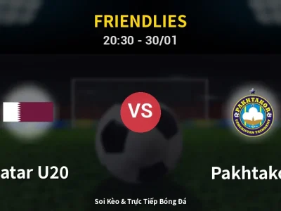 Soi Kèo Qatar U20 vs Pakhtakor – 20:30 30/01 | Nhận Định, Dự Đoán Tỷ Số