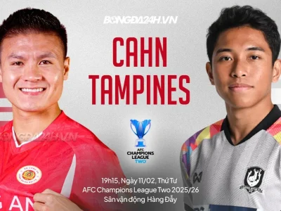CAHN vs Tampines Rovers: Báo Thù Hay Lặp Lại ‘Cơn Ác Mộng’ 6-1? Dự Đoán Kịch Tính Trước Giờ Bóng Lăn