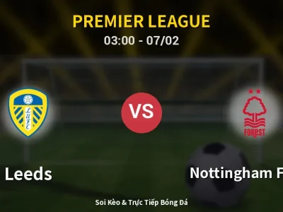 Kết Quả: Leeds 3-1 Nottingham Forest – Highlight & Bàn Thắng | Premier League
