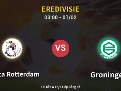 Kết Quả: Sparta Rotterdam 2-0 Groningen – Highlight & Bàn Thắng | Eredivisie