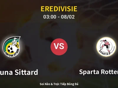 Kết Quả: Fortuna Sittard 2-2 Sparta Rotterdam – Highlight & Bàn Thắng | Eredivisie