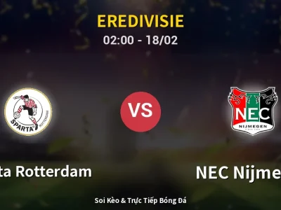 Kết Quả: Sparta Rotterdam 1-1 NEC Nijmegen – Highlight & Bàn Thắng | Eredivisie