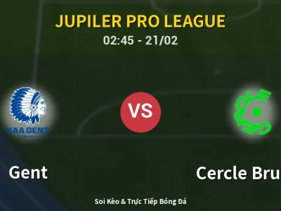 Kết Quả: Gent 0-1 Cercle Brugge – Highlight & Bàn Thắng | Jupiler Pro League