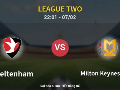 Soi Kèo Cheltenham vs Milton Keynes Dons – 22:01 07/02 | Nhận Định, Dự Đoán Tỷ Số