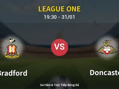 Kết Quả: Bradford 1-0 Doncaster – Highlight & Bàn Thắng | League One