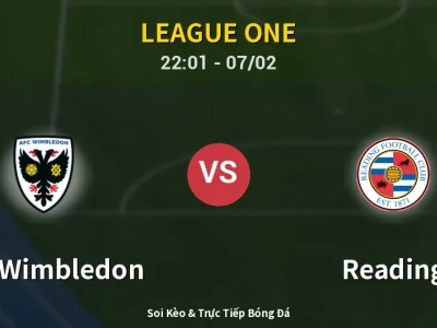 Soi Kèo AFC Wimbledon vs Reading – 22:01 07/02 | Nhận Định, Dự Đoán Tỷ Số