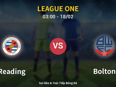 Kết Quả: Reading 1-1 Bolton – Highlight & Bàn Thắng | League One