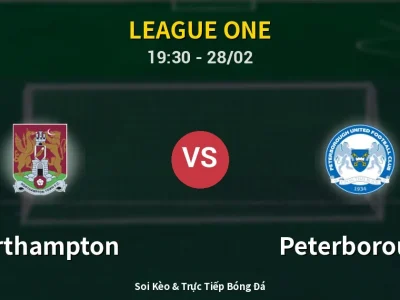 Soi Kèo Northampton vs Peterborough – 19:30 28/02 | Nhận Định, Dự Đoán Tỷ Số