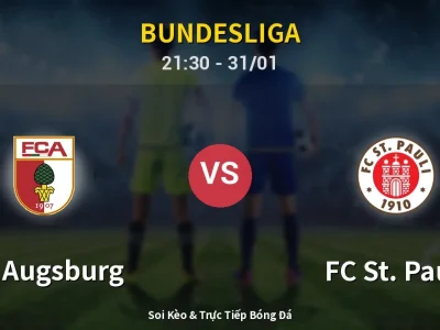 🔴 Trực Tiếp: FC Augsburg 0-0 FC St. Pauli – Link Xem Bundesliga (Full HD)