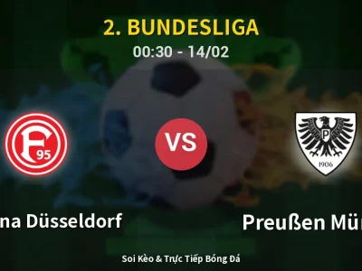 Kết Quả: Fortuna Düsseldorf 0-0 Preußen Münster – Highlight & Bàn Thắng | 2. Bundesliga