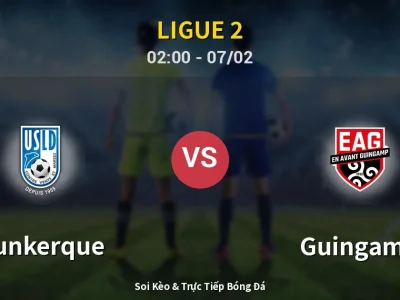 Kết Quả: Dunkerque 0-0 Guingamp – Highlight & Bàn Thắng | Ligue 2