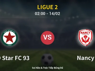 Kết Quả: RED Star FC 93 2-1 Nancy – Highlight & Bàn Thắng | Ligue 2