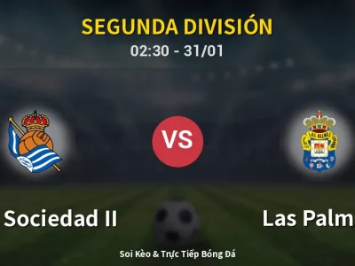 Kết Quả: Real Sociedad II 1-1 Las Palmas – Highlight & Bàn Thắng | Segunda División
