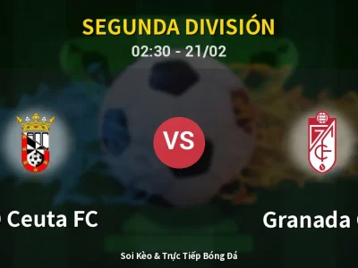 Kết Quả: AD Ceuta FC 2-1 Granada CF – Highlight & Bàn Thắng | Segunda División