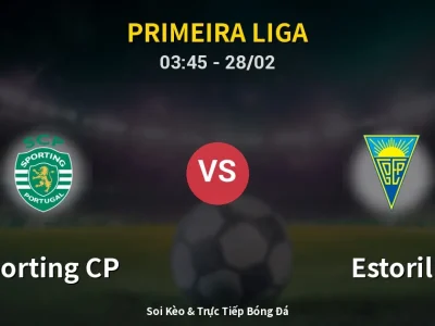 Kết Quả: Sporting CP 3-0 Estoril – Highlight & Bàn Thắng | Primeira Liga