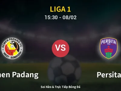 Kết Quả: Semen Padang 1-0 Persita – Highlight & Bàn Thắng | Liga 1