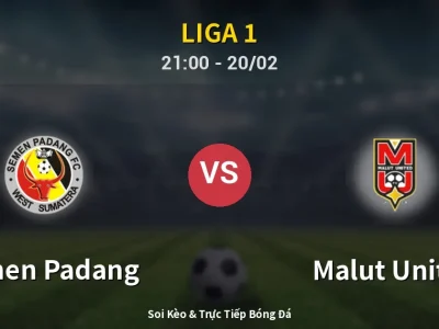 🔴 Trực Tiếp: Semen Padang 0-2 Malut United – Link Xem Liga 1 (Full HD)