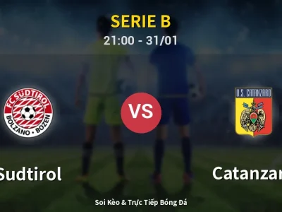🔴 Trực Tiếp: Sudtirol 2-1 Catanzaro – Link Xem Serie B (Full HD)