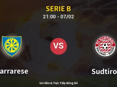 Soi Kèo Carrarese vs Sudtirol – 21:00 07/02 | Nhận Định, Dự Đoán Tỷ Số