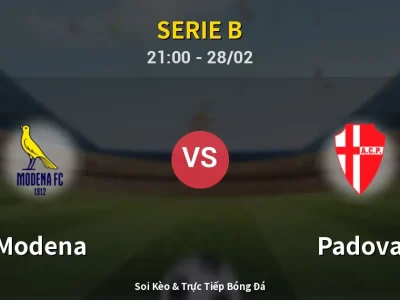 Soi Kèo Modena vs Padova – 21:00 28/02 | Nhận Định, Dự Đoán Tỷ Số