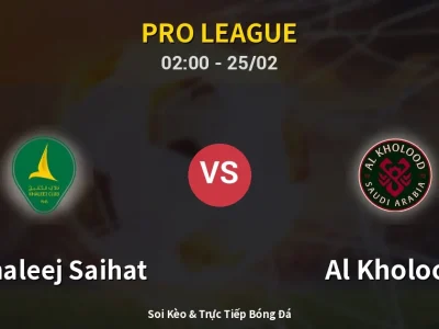 Kết Quả: Al Khaleej Saihat 2-3 Al Kholood – Highlight & Bàn Thắng | Pro League