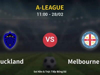 Kết Quả: Auckland 3-0 Melbourne City – Highlight & Bàn Thắng | A-League