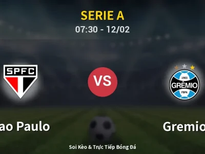 Kết Quả: Sao Paulo 2-0 Gremio – Highlight & Bàn Thắng | Serie A