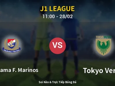 Kết Quả: Yokohama F. Marinos 3-2 Tokyo Verdy – Highlight & Bàn Thắng | J1 League