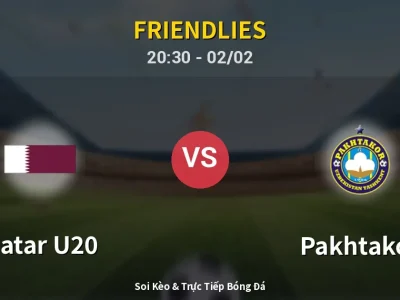 Soi Kèo Qatar U20 vs Pakhtakor – 20:30 02/02 | Nhận Định, Dự Đoán Tỷ Số