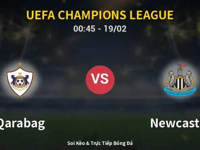 Kết Quả: Qarabag 1-6 Newcastle – Highlight & Bàn Thắng | UEFA Champions League