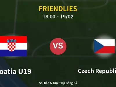 Kết Quả: Croatia U19 0-0 Czech Republic U19 – Highlight & Bàn Thắng | Friendlies