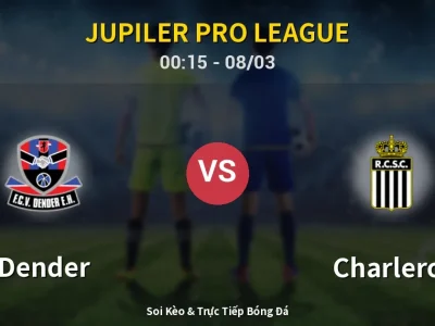 Kết Quả: Dender 2-2 Charleroi – Highlight & Bàn Thắng | Jupiler Pro League
