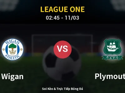 Kết Quả: Wigan 0-3 Plymouth – Highlight & Bàn Thắng | League One