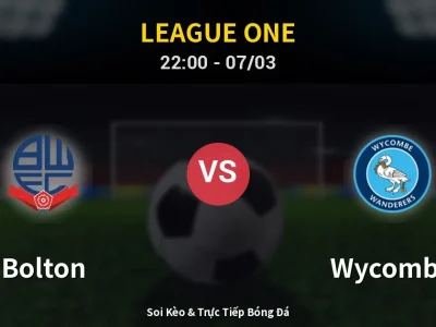 Soi Kèo Bolton vs Wycombe – 22:00 07/03 | Nhận Định, Dự Đoán Tỷ Số