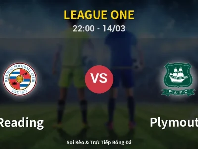 🔴 Trực Tiếp: Reading 2-1 Plymouth – Link Xem League One (Full HD)