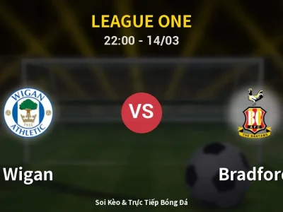 🔴 Trực Tiếp: Wigan 1-0 Bradford – Link Xem League One (Full HD)