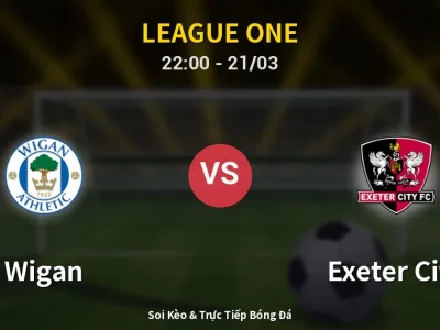 Soi Kèo Wigan vs Exeter City – 22:00 21/03 | Nhận Định, Dự Đoán Tỷ Số
