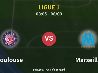 Kết Quả: Toulouse 0-1 Marseille – Highlight & Bàn Thắng | Ligue 1