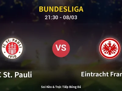 Soi Kèo FC St. Pauli vs Eintracht Frankfurt – 21:30 08/03 | Nhận Định, Dự Đoán Tỷ Số
