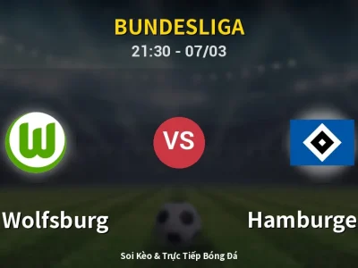 🔴 Trực Tiếp: VfL Wolfsburg 0-0 Hamburger SV – Link Xem Bundesliga (Full HD)