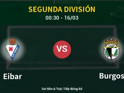 Kết Quả: Eibar 0-0 Burgos – Highlight & Bàn Thắng | Segunda División